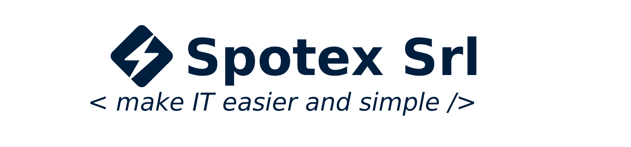 Spotex S.r.l. — < make IT easier and simple />